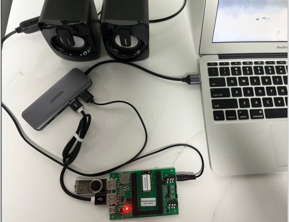 蓝牙音频开发板USB/TF卡自动播放图示