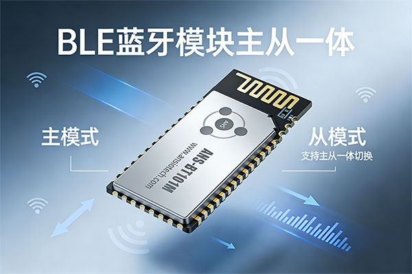 主机蓝牙模块Central与Peripheral角色关系示意图