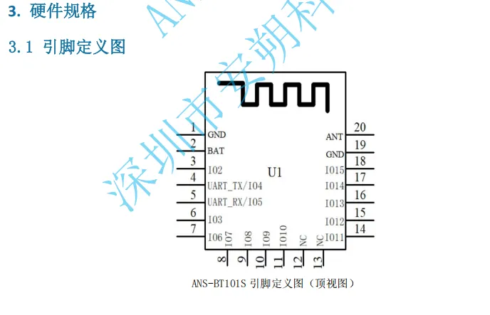 ANS-BT101S pin