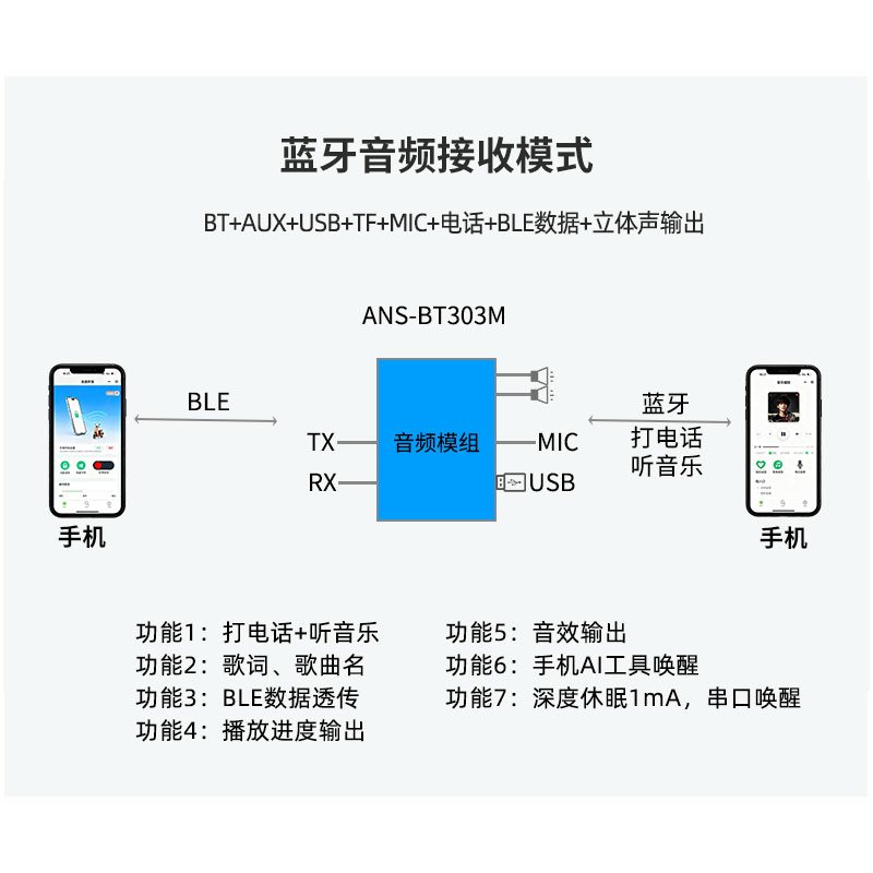 ANS-BT303M音频接收