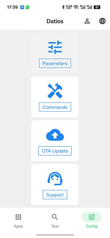 Datios app config