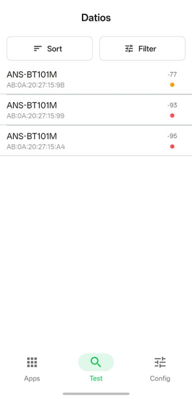 Datios app test